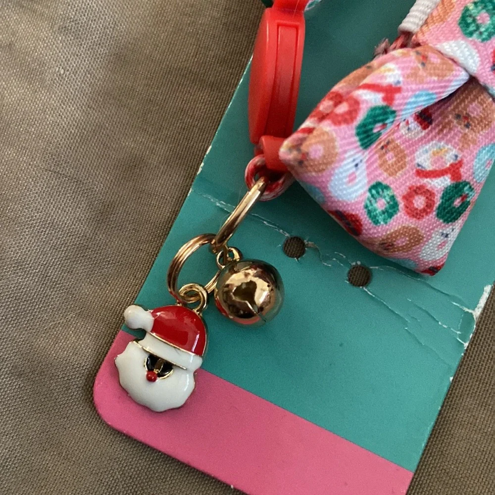 Breakaway Christmas Cat Collar with Bow